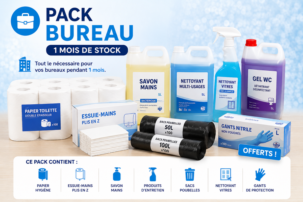 🏢 Pack Bureau – Stock Mensuel