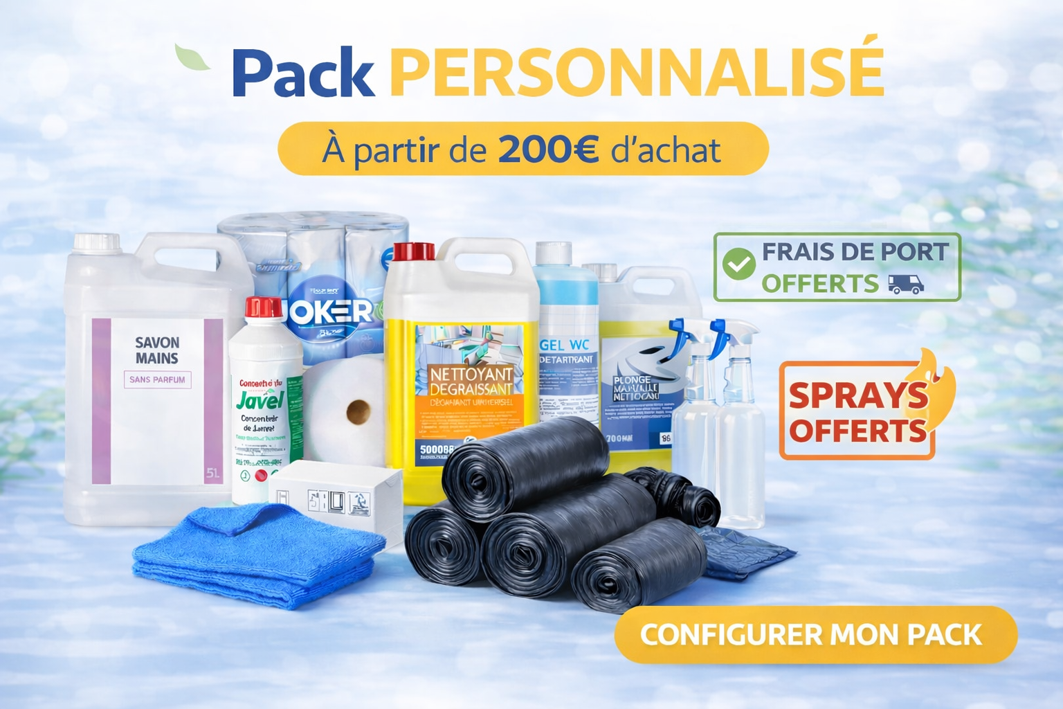 PACK PERSONNALISÉ - SUR-MESURE